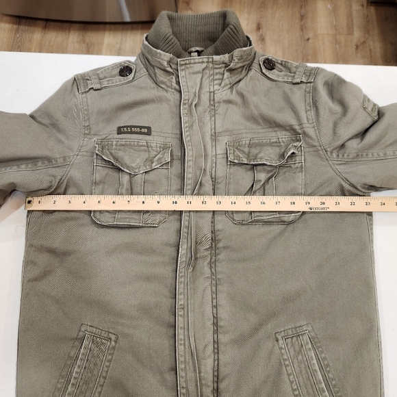 Triple Five Soul Jacket M Brown Harrington Cargo Military Utility Bomber… - Picture 12 of 16